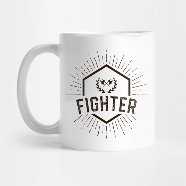 Fighter Player Class - Fighters Dungeons Crawler and Dragons Slayer Tabletop RPG Addict by pixeptional